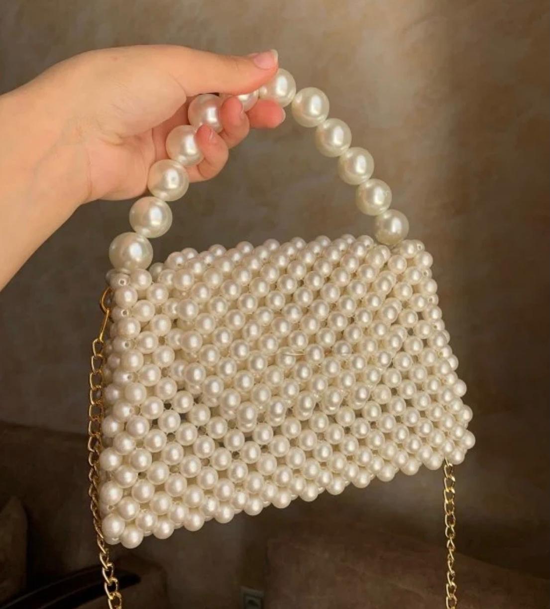 Classic Pearl Handbag | Pearl Purse